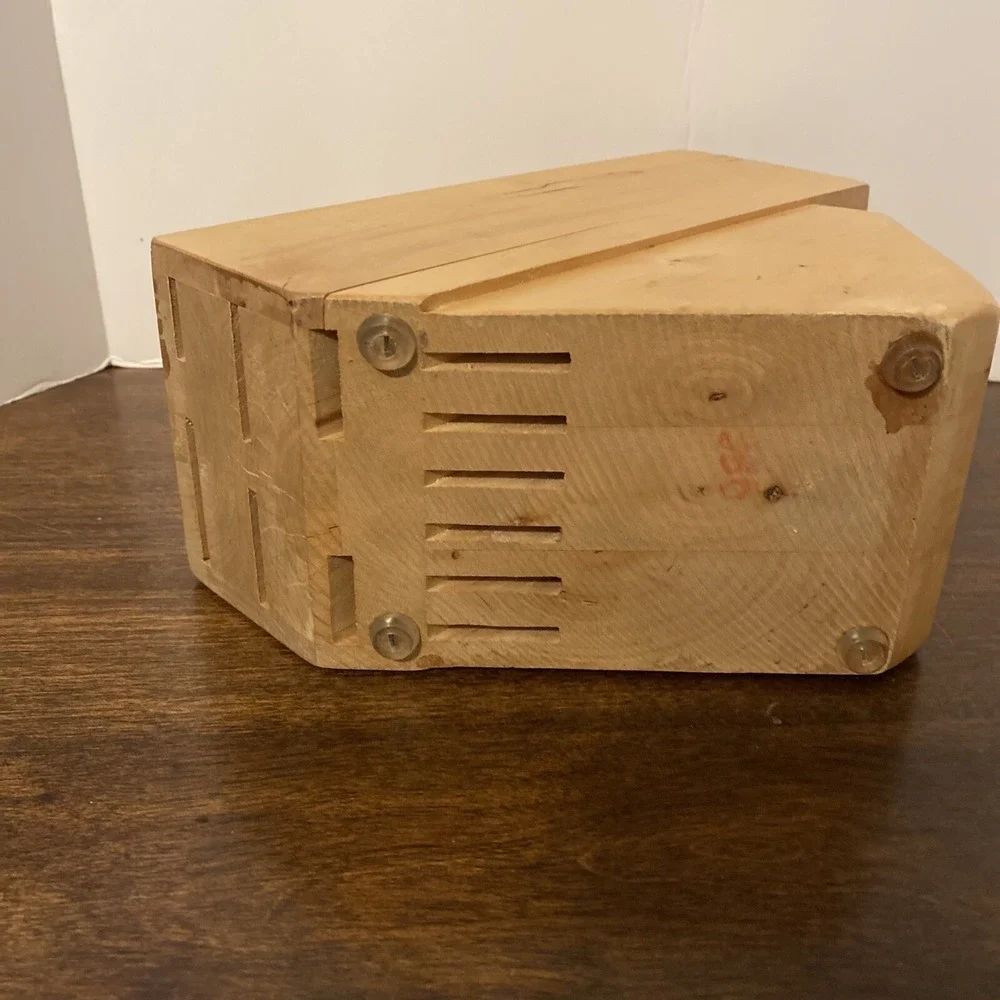 J.A. Henckels International 12 Slot Wood Knife Block Holder ONLY 